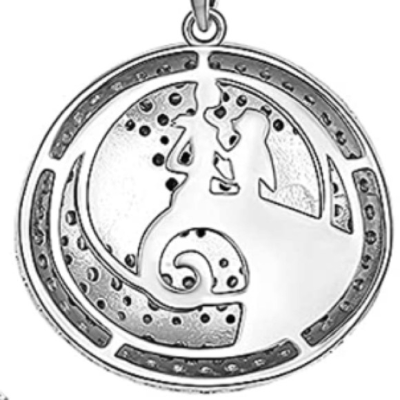 Diamond Nightmare Before Christmas Scene Necklace - Picture 2 of 12